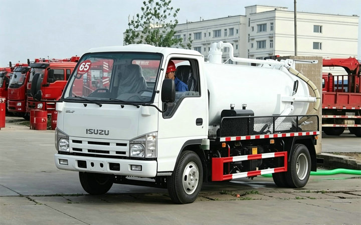5000L Isuzu NPR Stainless steel Vacuum Tanker (16) 5000L Isuzu NPR Stainless steel Vacuum Tanker (16)