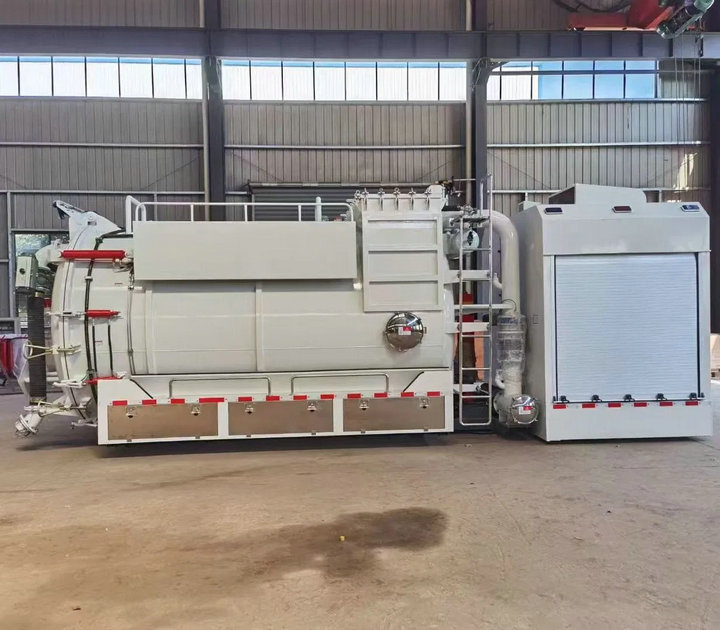 Powder Material Tank Delivery Truck Body Industrial Vacuum Loader Tanker Truck for Wet Dry Sand Gravel Suction (3) Powder Material Tank Delivery Truck Body Industrial Vacuum Loader Tanker Truck for Wet Dry Sand Gravel Suction (3)
