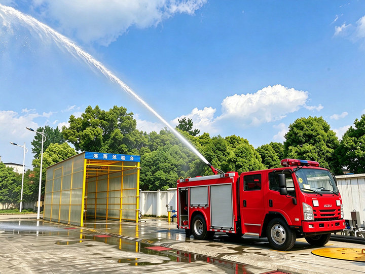 ISUZU NPR Foam Fire Truck 3500L (7) ISUZU NPR Foam Fire Truck 3500L (7)