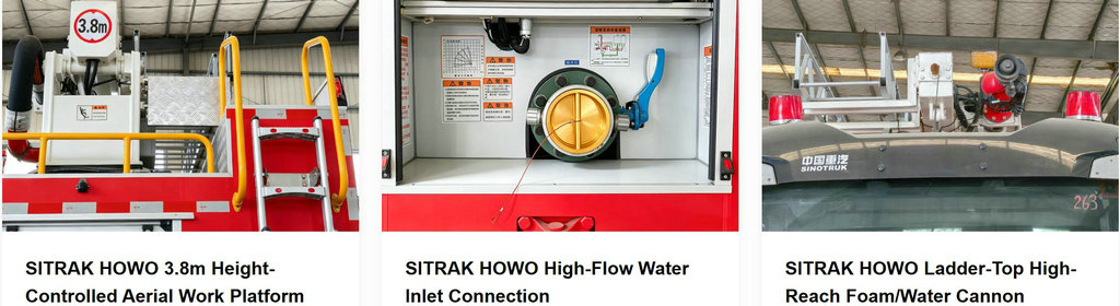 SITRAK HOWO 18M Fire Engine Ladder Trucks SITRAK HOWO 18M Fire Engine Ladder Trucks