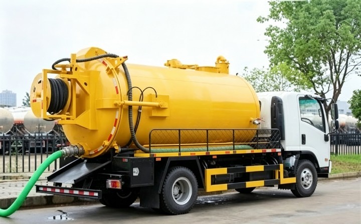 Isuzu High Pressure Jetting Combined Vacuum Tanker Truck 4KL Sewage+3KL Clean Water (7) Isuzu High Pressure Jetting Combined Vacuum Tanker Truck 4KL Sewage+3KL Clean Water (7)