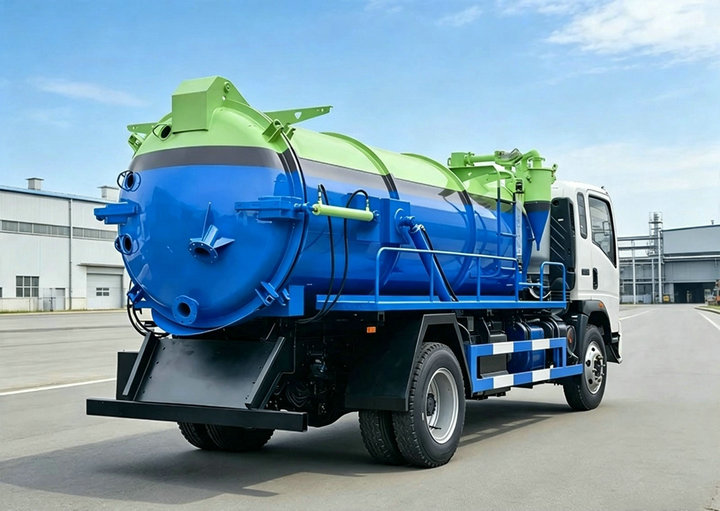 HOWO 8000L Sludge Vacuum Super Sucker Trucks (11) HOWO 8000L Sludge Vacuum Super Sucker Trucks (11)