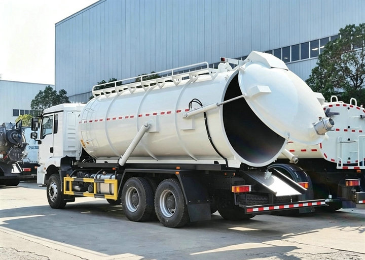 Shacman 20T Sewer Suction Vacuum Cesspit Emptier Tank Truck (15) Shacman 20T Sewer Suction Vacuum Cesspit Emptier Tank Truck (15)