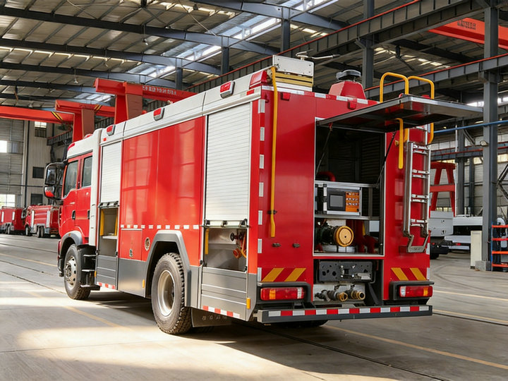 HOWO 5000 Liters Water Rescue Fire Trucks (5) HOWO 5000 Liters Water Rescue Fire Trucks (5)