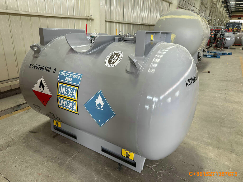 Metal Alky TEAL C430 C480 T21 UN Portable Tank Catalyst Cylinder (39) Metal Alky TEAL C430 C480 T21 UN Portable Tank Catalyst Cylinder (39)
