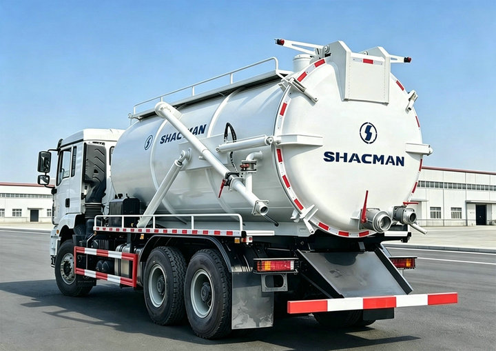 SHACMAN H3000 Truck Mounted 20 CBM Vacuum Tanker (9) SHACMAN H3000 Truck Mounted 20 CBM Vacuum Tanker (9)