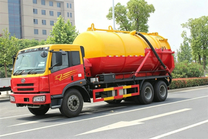 FAW Cesspool Vacuum Septic Tanker Truck 22 CBM (2) FAW Cesspool Vacuum Septic Tanker Truck 22 CBM (2)