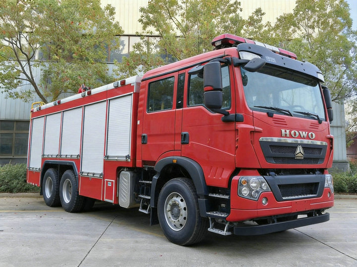 HOWO engine fire rescue trucks 12000L (6) HOWO engine fire rescue trucks 12000L (6)