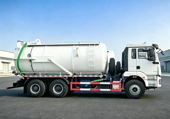 SHACMAN H3000 Truck Mounted 20 CBM Vacuum Tanker (8) SHACMAN H3000 Truck Mounted 20 CBM Vacuum Tanker (8)