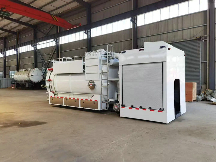 Powder Material Tank Delivery Truck Body Industrial Vacuum Loader Tanker Truck for Wet Dry Sand Gravel Suction (1) Powder Material Tank Delivery Truck Body Industrial Vacuum Loader Tanker Truck for Wet Dry Sand Gravel Suction (1)