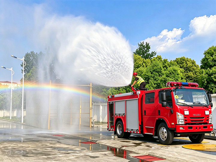ISUZU NPR Foam Fire Truck 3500L (6) ISUZU NPR Foam Fire Truck 3500L (6)
