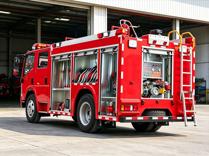 ISUZU NPR Foam Fire Truck 3500L (5) ISUZU NPR Foam Fire Truck 3500L (5)