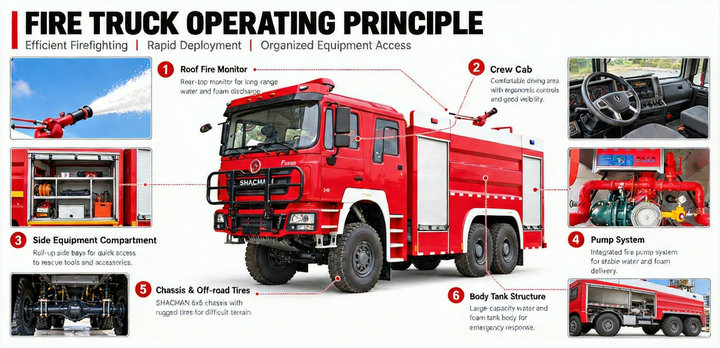Shacman 6x6 Foam Fire Fighting Trucks (12) Shacman 6x6 Foam Fire Fighting Trucks (12)