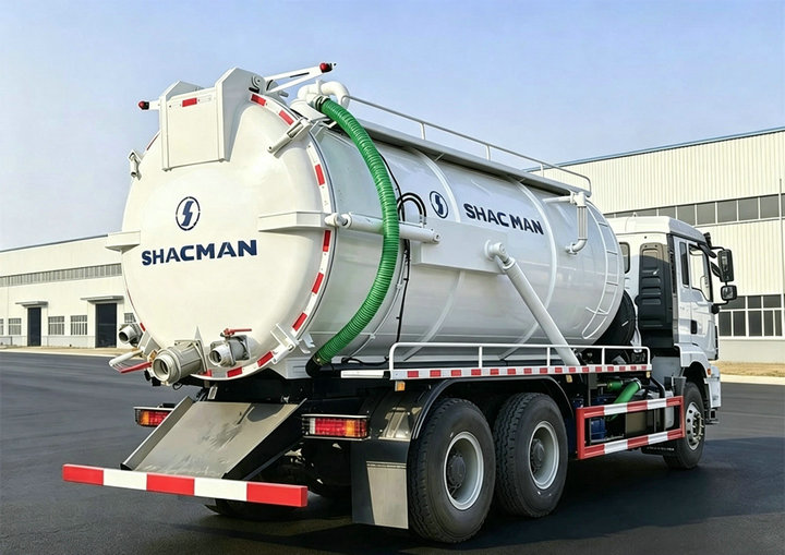SHACMAN H3000 Truck Mounted 20 CBM Vacuum Tanker (22) SHACMAN H3000 Truck Mounted 20 CBM Vacuum Tanker (22)