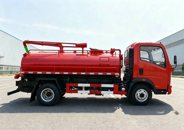 HOWO 5 CBM Sludge Sewage Septic Vacuum Suction Tanker Truck (13) HOWO 5 CBM Sludge Sewage Septic Vacuum Suction Tanker Truck (13)