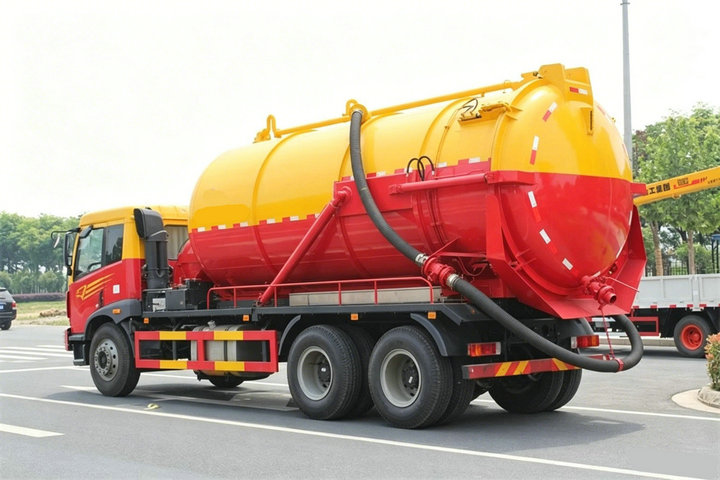 FAW Cesspool Vacuum Septic Tanker Truck 22 CBM (7) FAW Cesspool Vacuum Septic Tanker Truck 22 CBM (7)