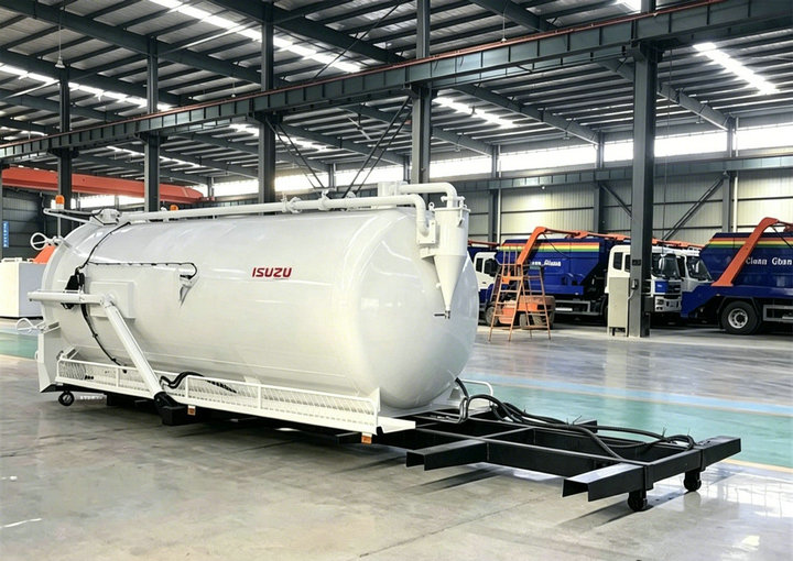 10000L Vacuum Truck Tanker Body Kit (5) 10000L Vacuum Truck Tanker Body Kit (5)