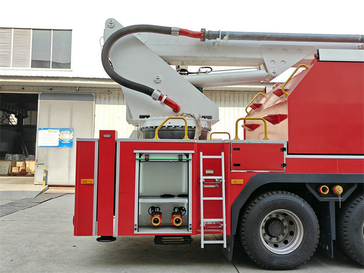 Howo 32m high reach fire water truck (9) Howo 32m high reach fire water truck (9)