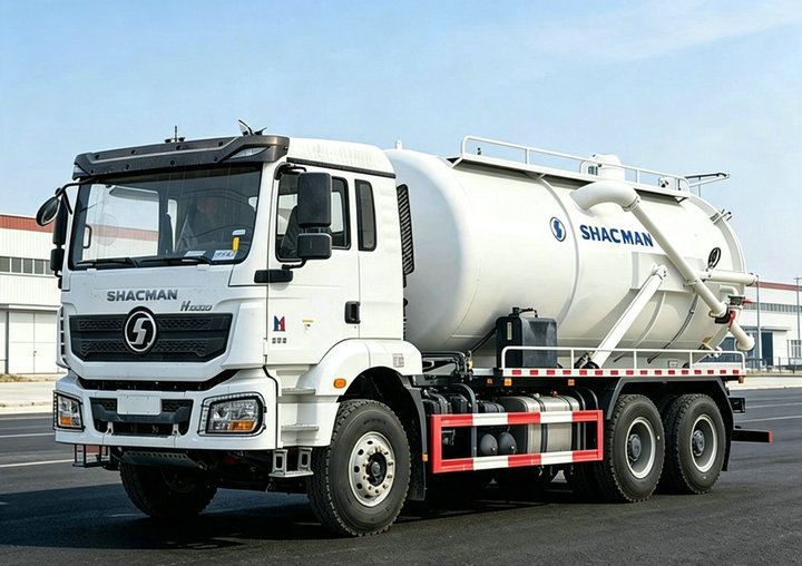 SHACMAN H3000 Truck Mounted 20 CBM Vacuum Tanker (11) SHACMAN H3000 Truck Mounted 20 CBM Vacuum Tanker (11)