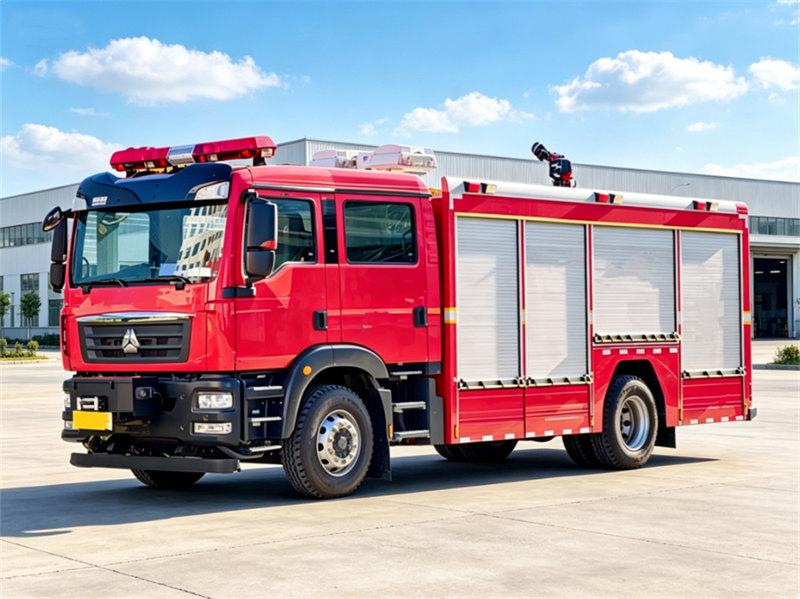 HOWO TX 4x2 CAFS fire fighting truck (2) HOWO TX 4x2 CAFS fire fighting truck (2)