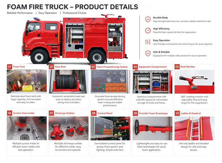 ISUZU 4X4 Foam Fire Truck 300 HP (31) ISUZU 4X4 Foam Fire Truck 300 HP (31)