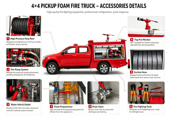 ISUZU AWD 4x4 Emergency Fire Pickup ISUZU AWD 4x4 Emergency Fire Pickup
