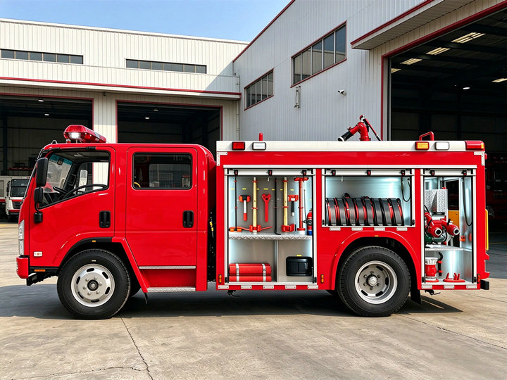 ISUZU NPR Foam Fire Truck 3500L (8) ISUZU NPR Foam Fire Truck 3500L (8)