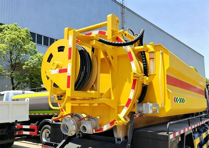 HOWO Sewer Flushing and Cleaning Truck 5T (8) HOWO Sewer Flushing and Cleaning Truck 5T (8)
