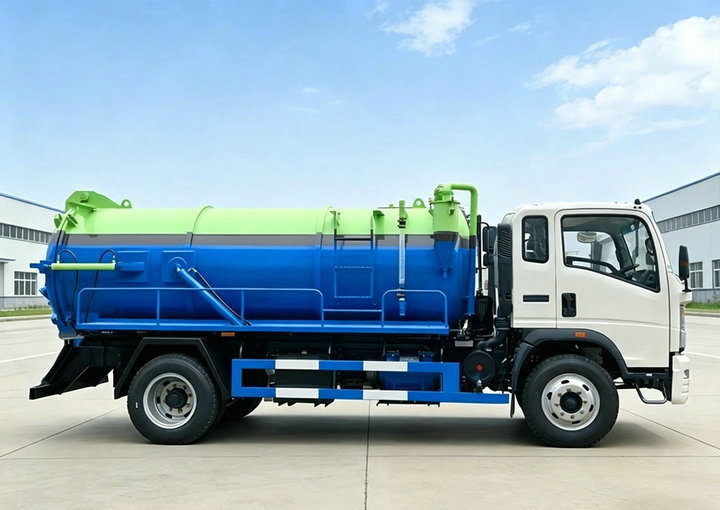 HOWO 8000L Sludge Vacuum Super Sucker Trucks (10) HOWO 8000L Sludge Vacuum Super Sucker Trucks (10)
