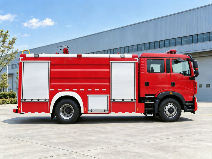 HOWO 6000L Water Tank Fire Trucks (5) HOWO 6000L Water Tank Fire Trucks (5)