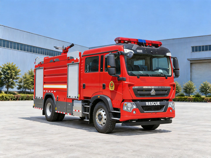 HOWO Rescue Pumper Fire Trucks 8000L water (9) HOWO Rescue Pumper Fire Trucks 8000L water (9)