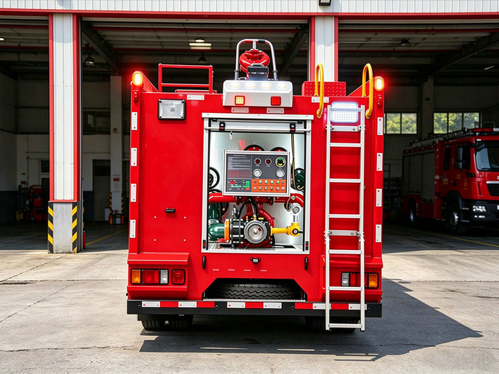 ISUZU NPR Foam Fire Truck 3500L (12) ISUZU NPR Foam Fire Truck 3500L (12)