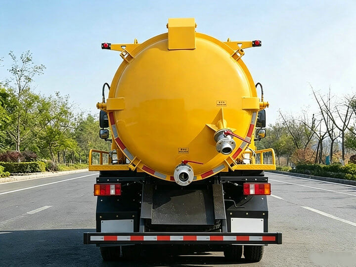 SINOTRUK HOWO 5 KL Cesspit Vacuum Sucker Truck (12) SINOTRUK HOWO 5 KL Cesspit Vacuum Sucker Truck (12)