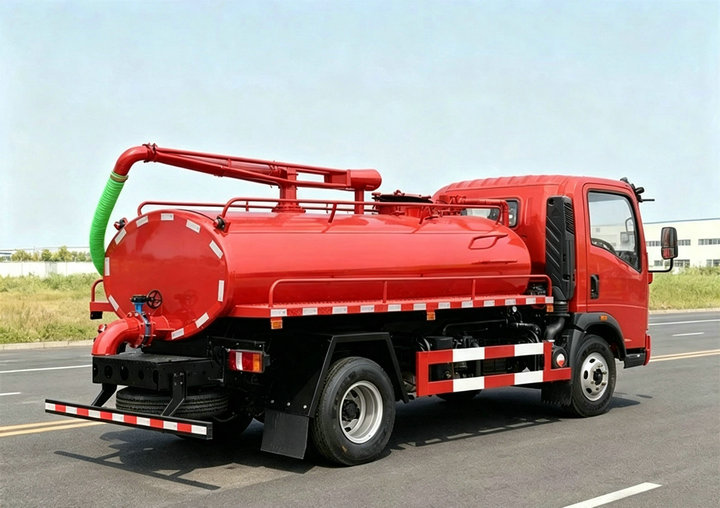 HOWO 5 CBM Sludge Sewage Septic Vacuum Suction Tanker Truck (2) HOWO 5 CBM Sludge Sewage Septic Vacuum Suction Tanker Truck (2)