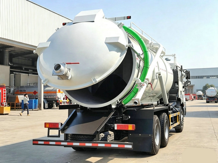 Shacman 20T Sewer Suction Vacuum Cesspit Emptier Tank Truck (21) Shacman 20T Sewer Suction Vacuum Cesspit Emptier Tank Truck (21)