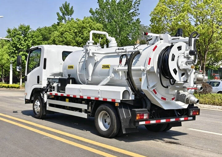 Isuzu Sewer Vacuum Jetting Flushing And Cleaning Truck 2000L (3) Isuzu Sewer Vacuum Jetting Flushing And Cleaning Truck 2000L (3)