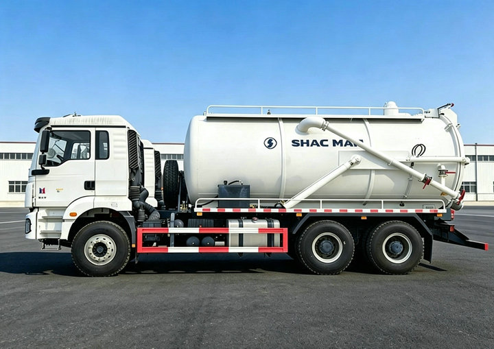 SHACMAN H3000 Truck Mounted 20 CBM Vacuum Tanker (12) SHACMAN H3000 Truck Mounted 20 CBM Vacuum Tanker (12)