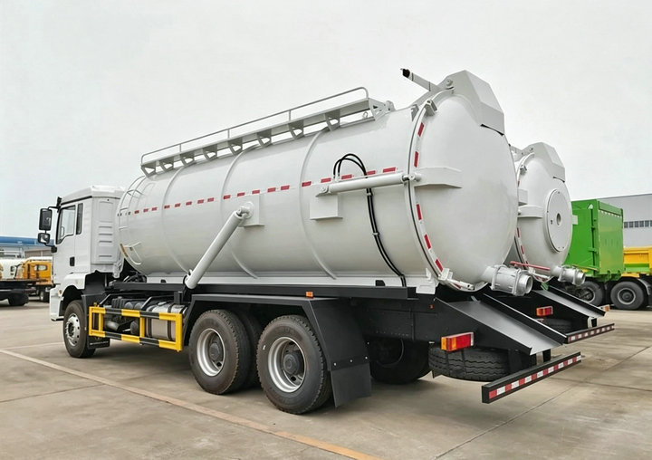Shacman 20T Sewer Suction Vacuum Cesspit Emptier Tank Truck (10) Shacman 20T Sewer Suction Vacuum Cesspit Emptier Tank Truck (10)