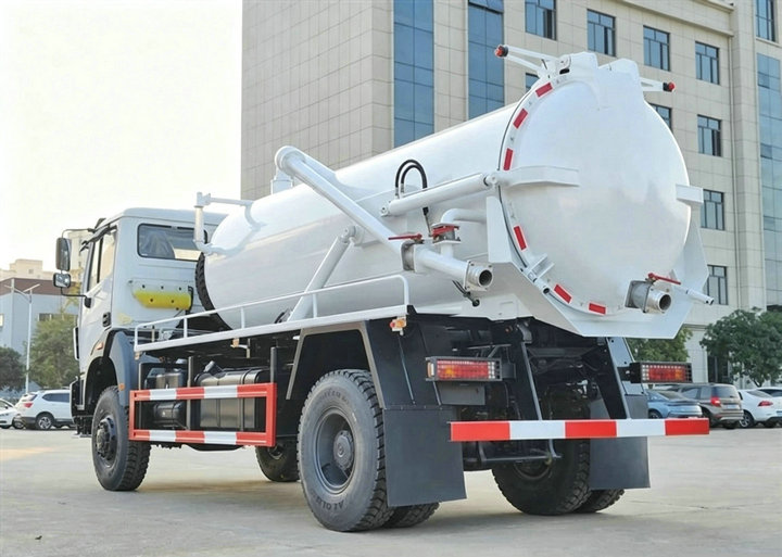 Beiben 4x4 Offroad Vacuum Suction Septic Tank Trucks (7) Beiben 4x4 Offroad Vacuum Suction Septic Tank Trucks (7)