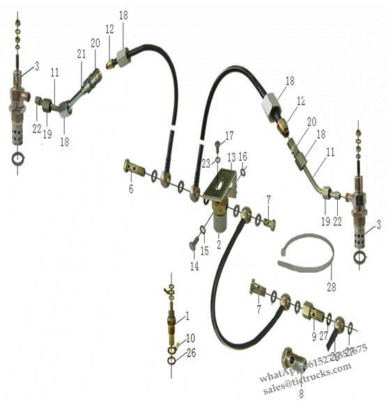 China truck WeiChai Engine Parts Flame Starter System parts Temperature sensor