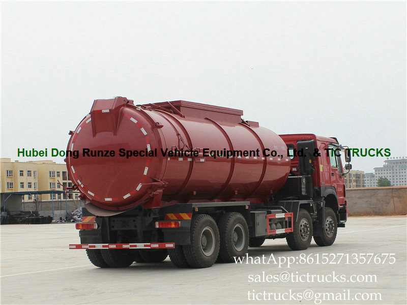 Howo 8x4 Sludge Suction Truck 18000 Litres Euro 3-6