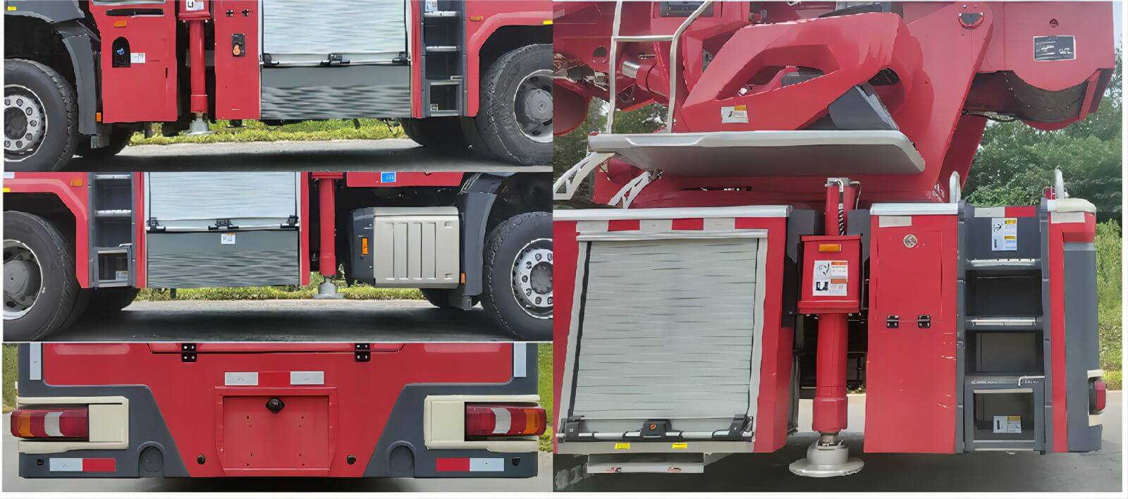 Aerial ladder fire trucks (102)