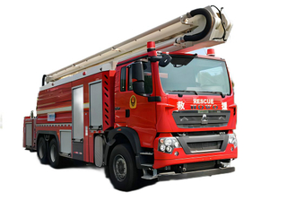  HOWO 25M Water Foam Tower Fire Truck
