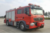 HOWO Chemical Rescue Fire Trucks With Decontamination system