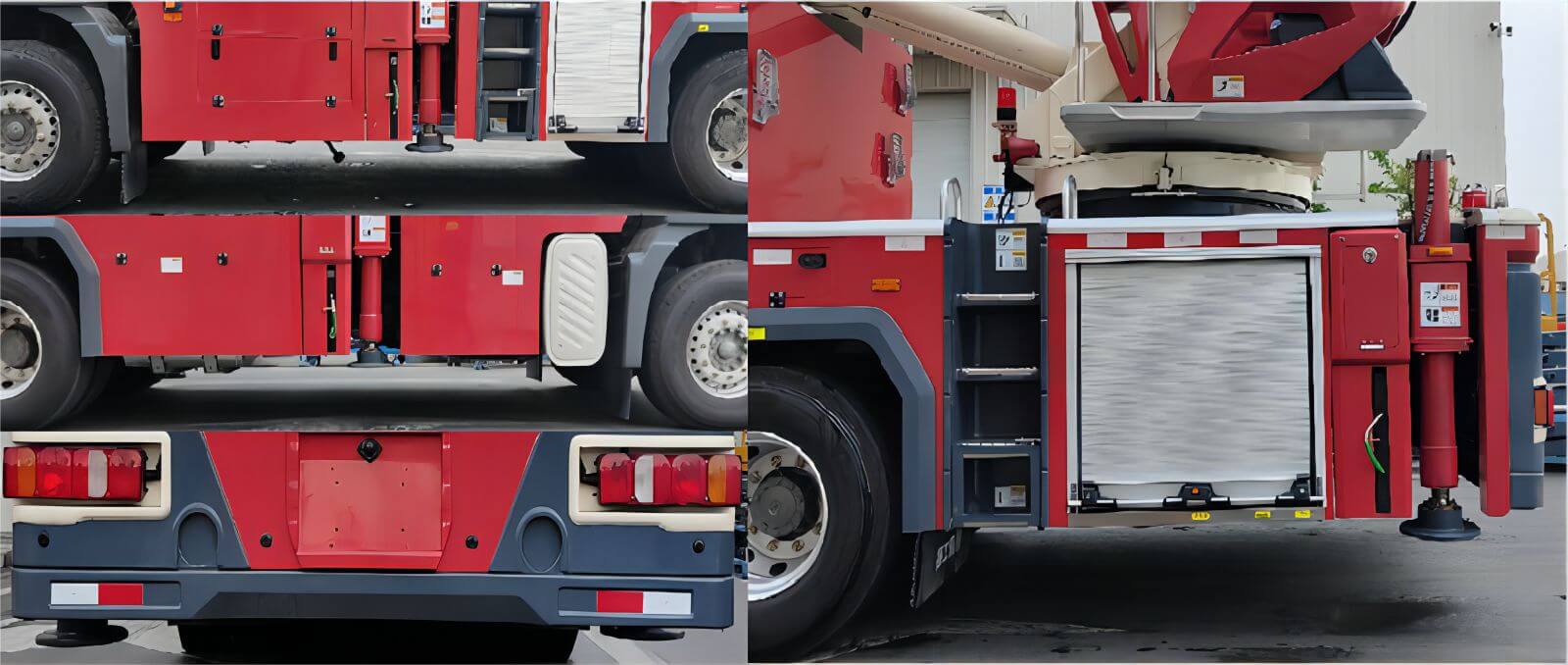 aerial ladder platform fire truck (100)