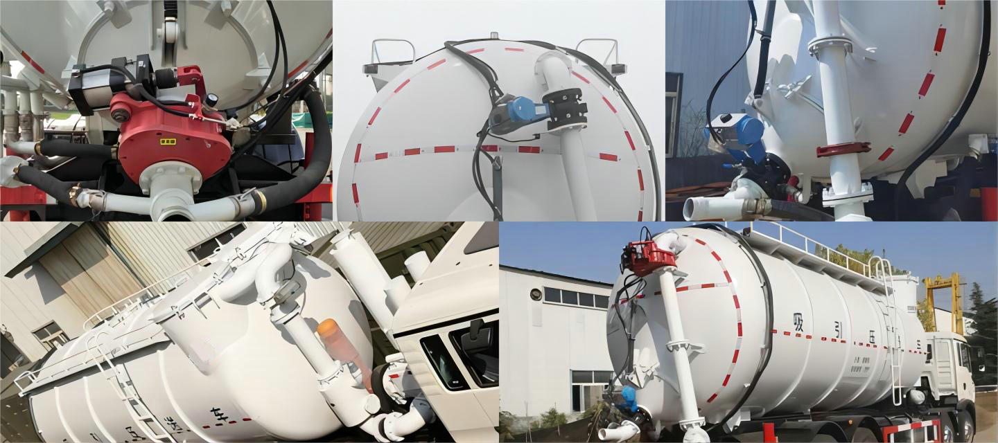 HOWO Industrial Vacuum Trucks For Dry Substances (4)