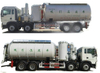 Customize HOWO Dry Lime Powder Dust Super Sucker Vaccum Trucks 20m3