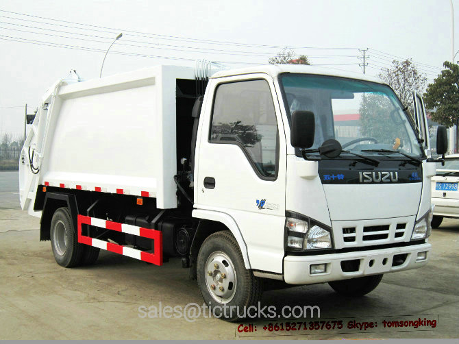 ISUZU 5~16 CBM 4x2 Isuzu Refuse Compactor Vehicle