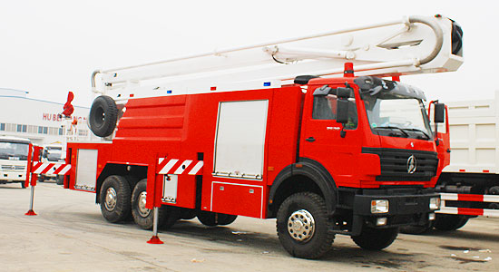 Beiben ND1255B44 6x4 18m Elevating Platform Fire Truck