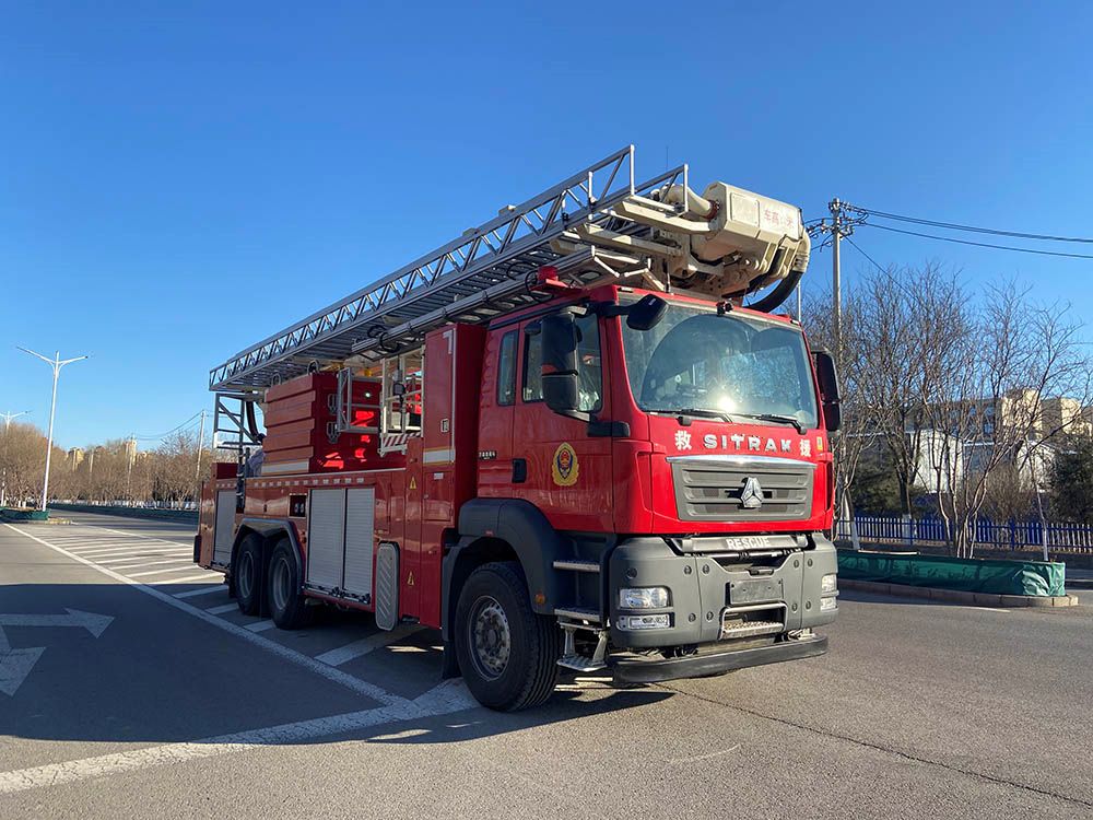 aerial ladder platform fire truck (61)
